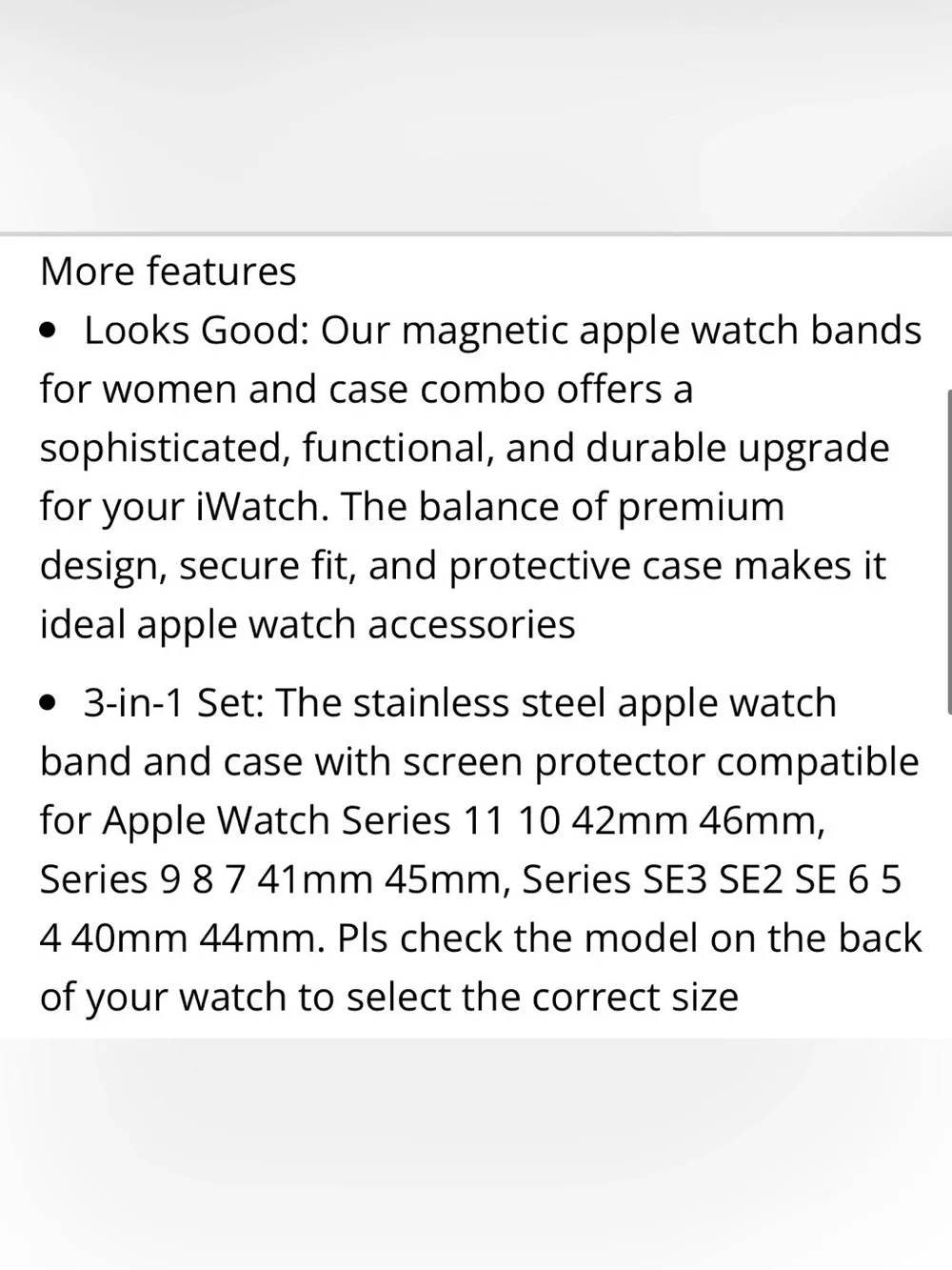 Smartwatch Magnetic Band GOLD MESH (MEN/WOMEN)